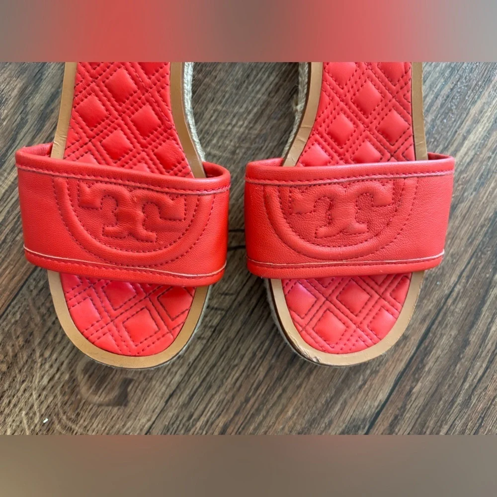 Tory Burch Fleming Espadrille Leather Sandal